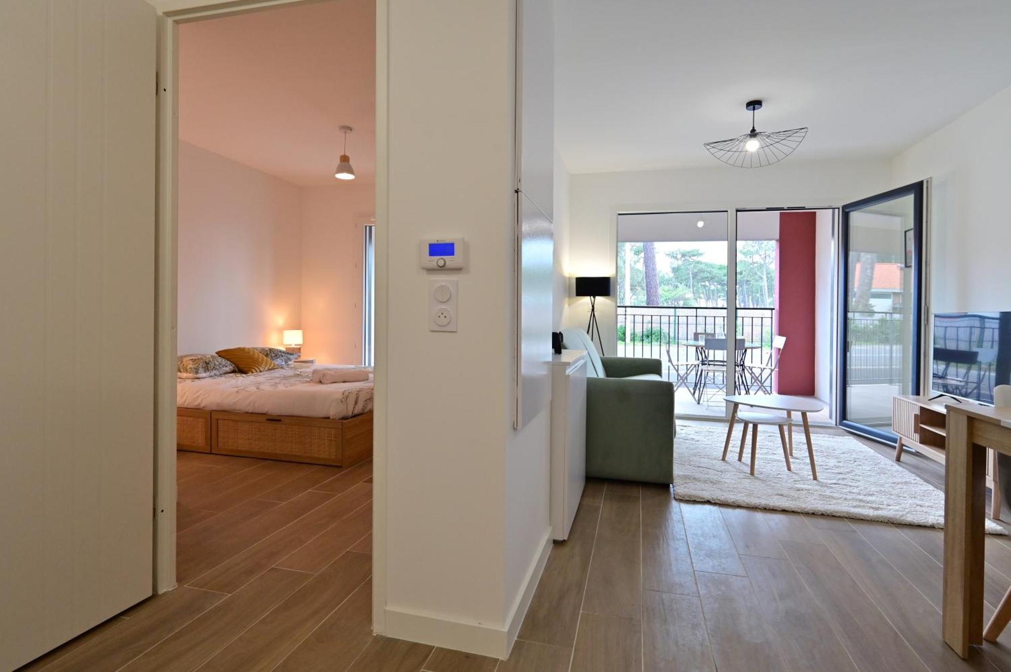 Biscawai Chaleureux Et Cosy Avec Terrasse Apartment Biscarrosse Exterior photo