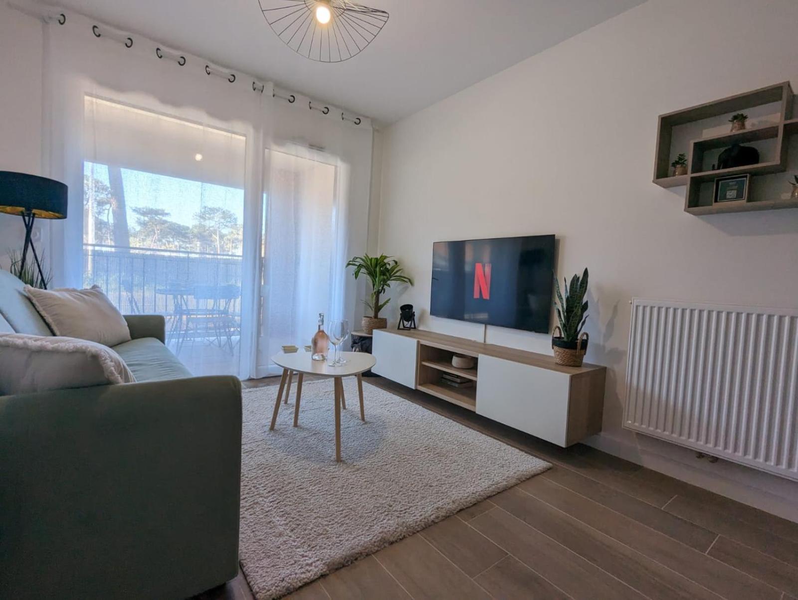 Biscawai Chaleureux Et Cosy Avec Terrasse Apartment Biscarrosse Exterior photo